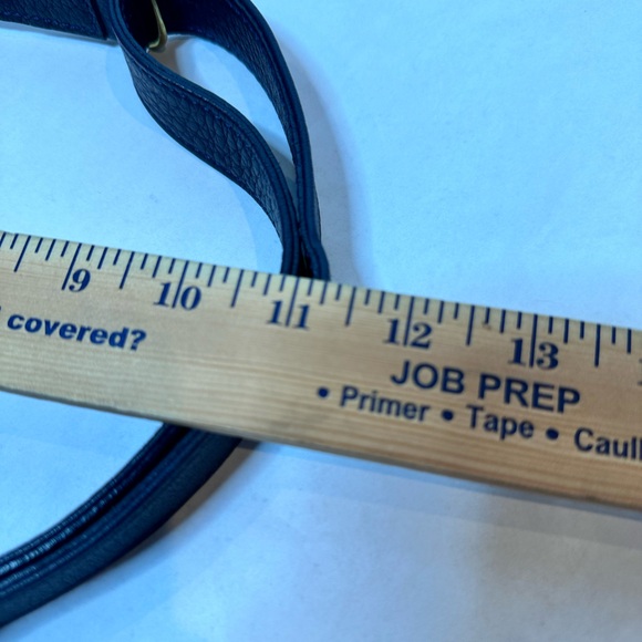 Coach Sonoma Pocket Zip Navy Blue Pebbled Leather Adjustable Crossbody Bag Vtg - Picture 16 of 16